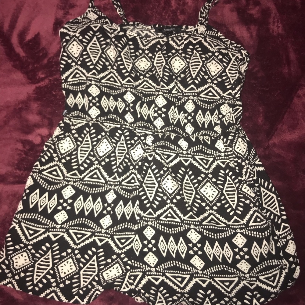 Forever 21 black and white with designs